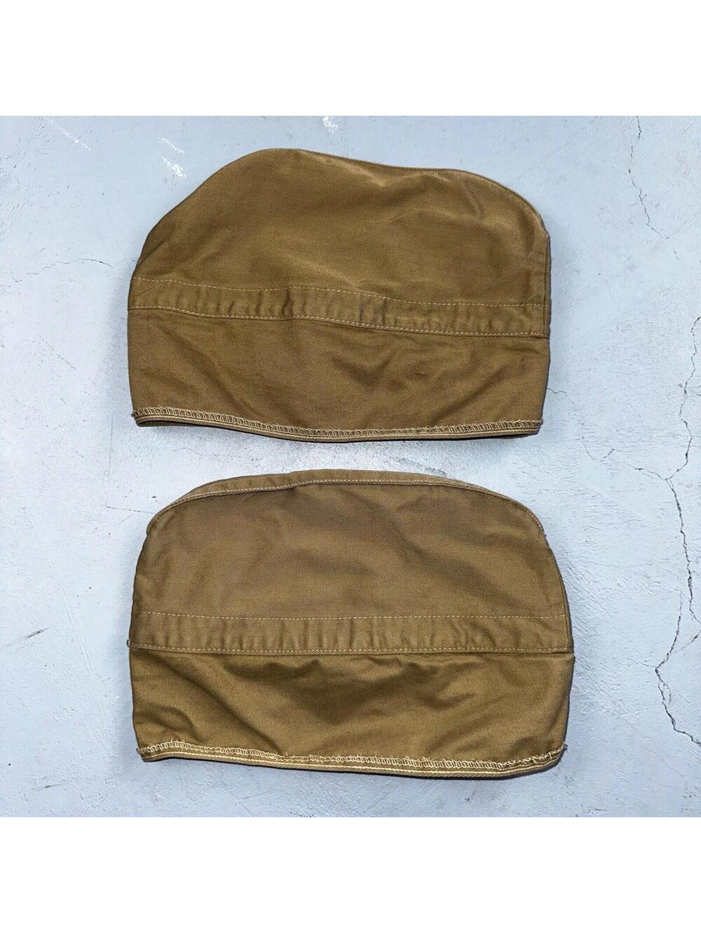 WWII US Navy V-5 Aviation Cadet Garrison Hat Lot of 2 WW2 Stencil